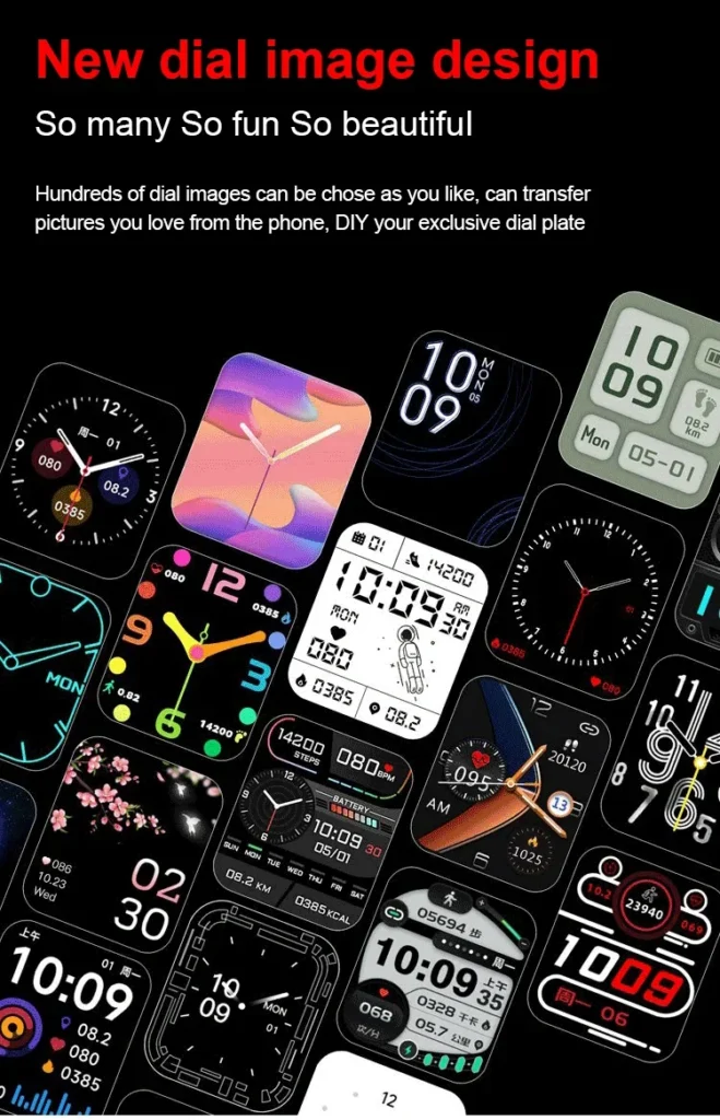 new dial image design (fashionable smartwatch)