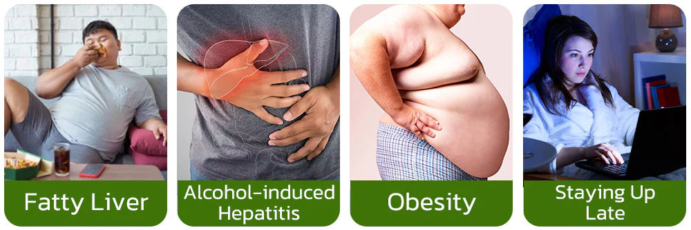 symtoms of liver damage