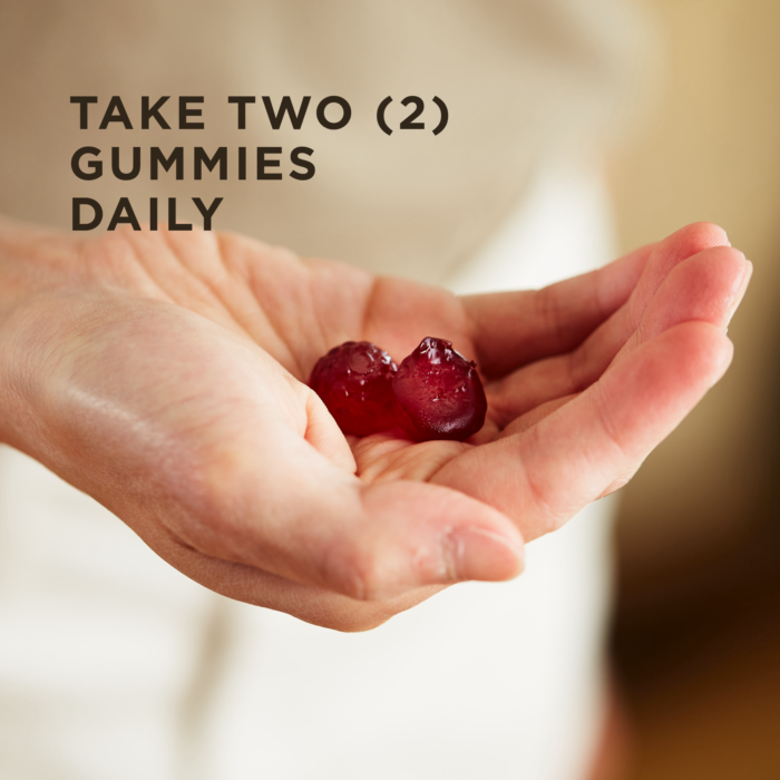 two gummies daily
